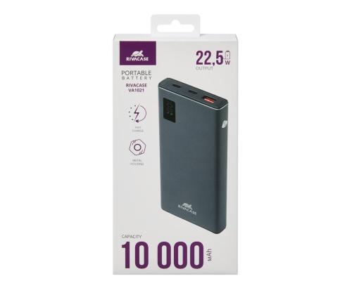 VIRTALÄHDE USB 10000MAH/VA1021 RIVACASE