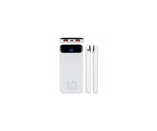 POWER BANK USB 10000MAH/VA2540 VALKOINEN RIVACASE