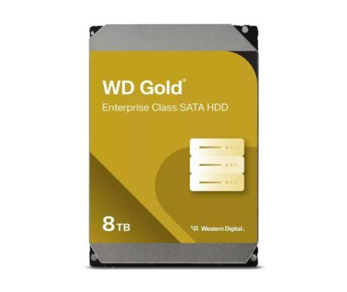 HDD WESTERN DIGITAL Gold 8TB 256 Mt 7200 rpm 3,5" WD8005FRYZ