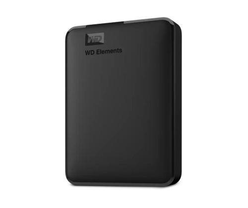 Ulkoinen HDD WESTERN DIGITAL Elements Kannettava WDBU6Y0050BBK-WESN 5TB USB 3.0 Väri Musta...