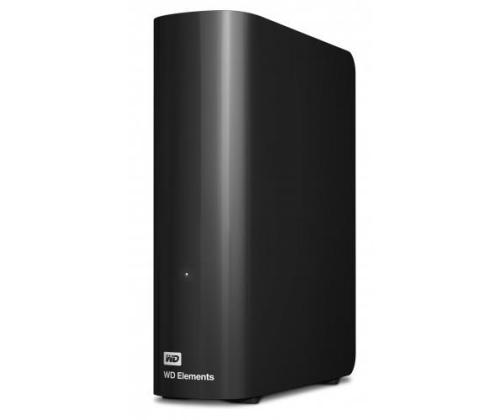Ulkoinen HDD WESTERN DIGITAL Elements -pöytäkone 12 Tt USB 3.0 -asemat 1 musta WDBWLG0120HBK-EESN