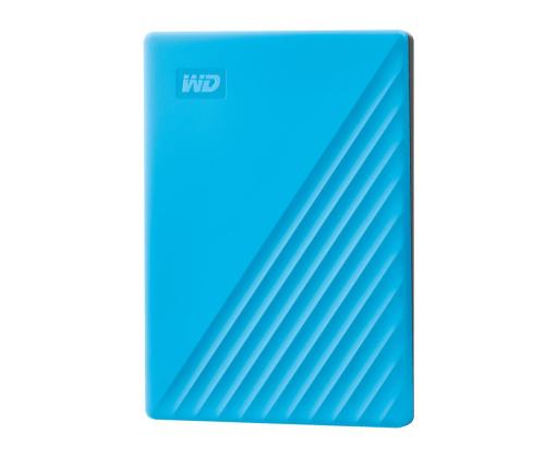 Ulkoinen HDD WESTERN DIGITAL My Passport 2TB USB 2.0 USB 3.0 USB 3.2 Väri Sininen WDBYVG0020BBL-WESN