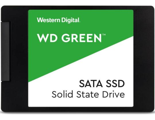 SSD WESTERN DIGITAL Green 2TB SATA Lukunopeus 545 Mt/s 2,5" MTBF 1000000 tuntia WDS200T2G0A