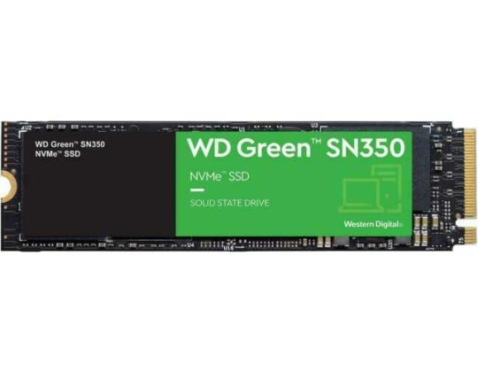 SSD WESTERN DIGITAL Green SN350 2TB M.2 PCIE NVMe QLC Kirjoitusnopeus 3000 Mt/s Lukunopeus 3200...