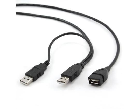 Kaabel USB2 DUAL pikendus AMAF 0,9M CCP-USB22-AMAF-3 GEMBIRD