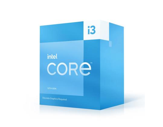 Prosessori CPU INTEL Desktop Core i3 i3-13100F 3400 MHz ytimet 4 12MB kanta LGA1700 58 W BOX...