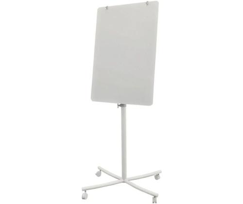 ESSELTE valkotaulu pyörillä, lasia, 700x1000 mm