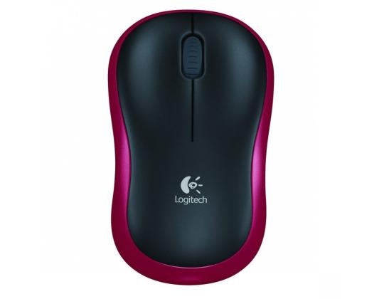 Tietokoneen langaton hiiri LOGITECH M185 musta punainen