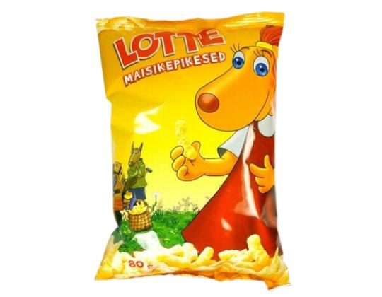 LOTTE Lasitetut maissitikut 130g