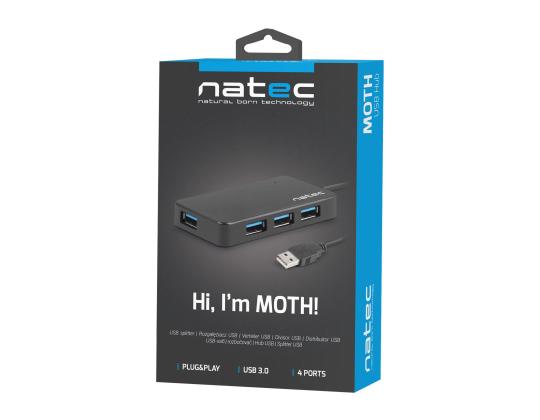 NATEC NHU - 1342 Hub USB 3.0 Moth 4 -