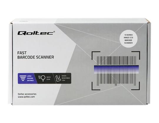 QOLTEC Desktop QR-viivakoodilukija USB