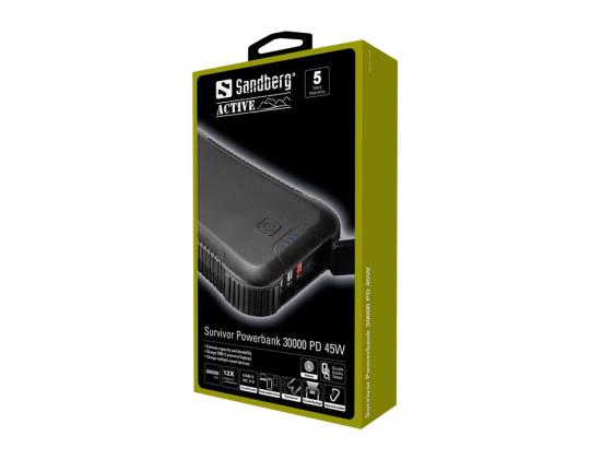 SANDBERG Survivor Powerbank 30000 PD45W