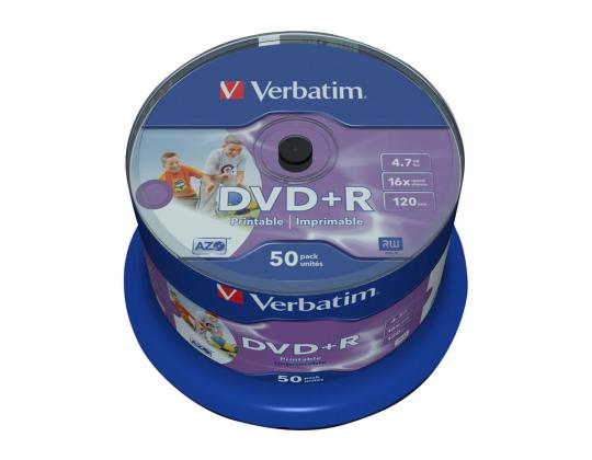 VERBATIM 50x DVD+R 4.7GB 16x SP