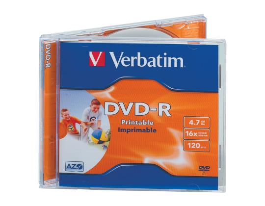 VERBATIM 10x DVD-R 4,7 Gt 120 min 16x JC