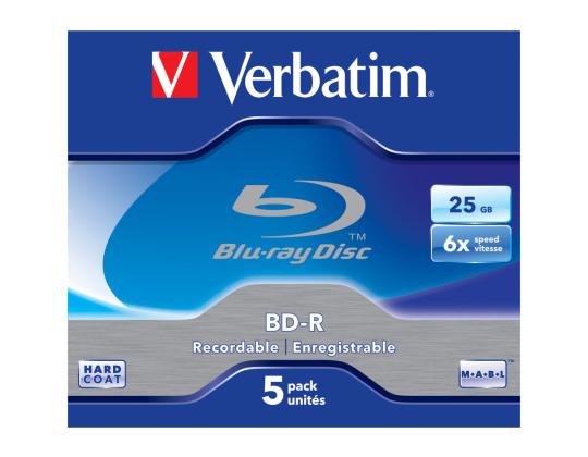 VERBATIM 5x BD-R 25GB 6x JC