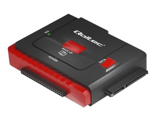 QOLTEC 50645 -sovitin USB 3.0 - IDE SATA