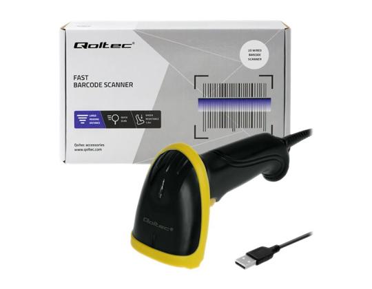 QOLTEC Desktop QR-viivakoodilukija USB