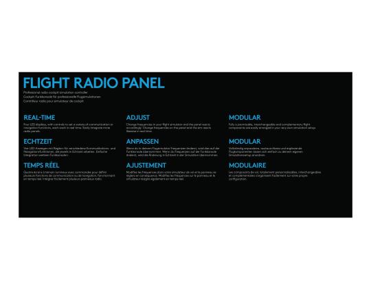 LOG G Saitek Pro Flight Radio Pan