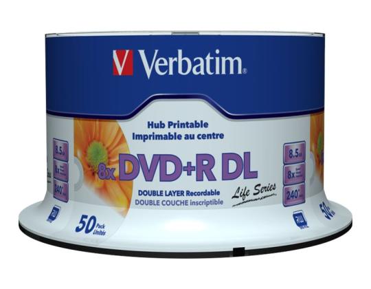 VERBATIM 97693 DVD+R DL Verbatim spin