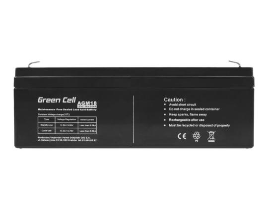 GREEN CELL Akku AGM 12V 2,3 Ah