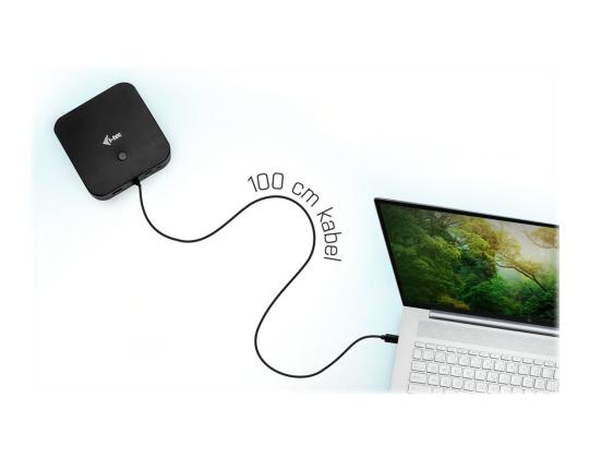 I - TEC USB - C Dual Screen dokkimisjaam, üleminek