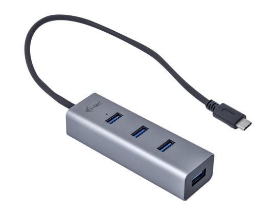 I - TEC USB C Metal HUB 4-portti passiivinen