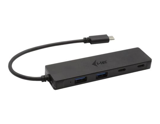 I-TEC USB-C metallikeskitin 2xUSB 3.0 2xUSB-C