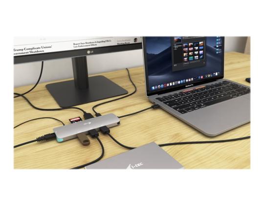 I-TEC USB C MetalNanoDock 4K HDMI+PD100W