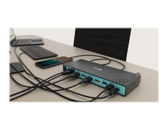 I-TEC USB 3.0/USB-C 5K Dualdock PD:llä