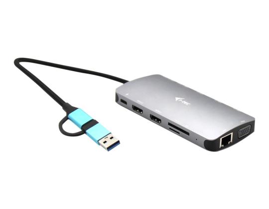 I - TEC USB - C Metal Nano Dock 3x Display+PD