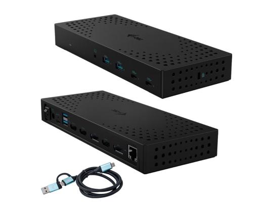 I-TEC USB3.0/USB-C/TB 3x4K Dock G2 PD100