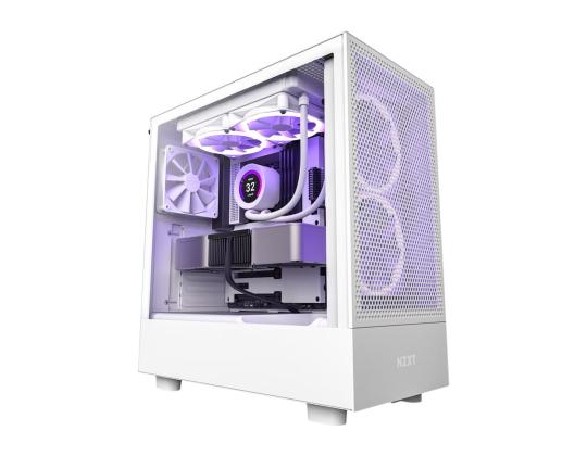 NZXT PC kotelo H5 Flow midi torni valkoinen