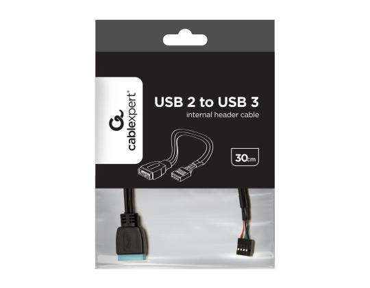 GEMBIRD-sovitin USB 3.0 (FP) - USB 2.0 (