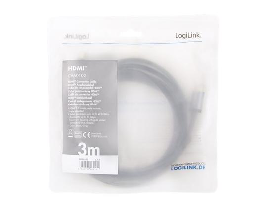 LOGILINK CHA0102 HDMI-kaapeli 4K/60Hz 3m