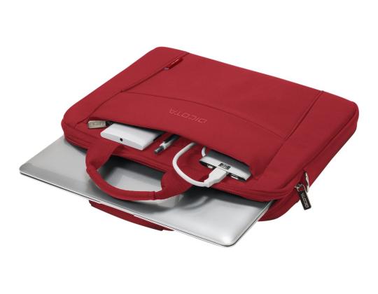 DICOTA Eco Slim Case BASE 13-14.1i punainen