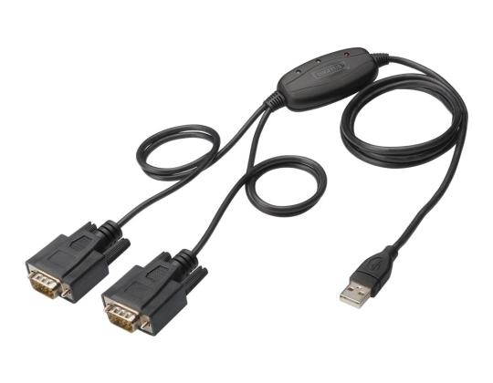 DIGITUS USB 2.0 - RS232x2 -kaapeli