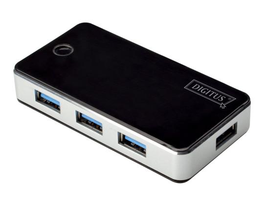 DIGITUS 40x USB3.0 hub 4-porttinen