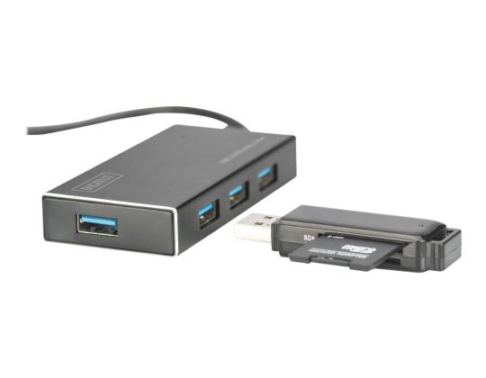 DIGITUS USB 3.0 Office Hub 4-portti