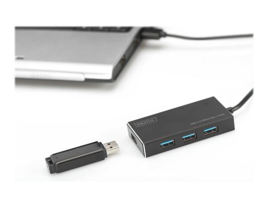 DIGITUS USB 3.0 Office Hub 4-portti