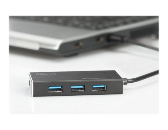 DIGITUS USB 3.0 Office Hub 4-portti