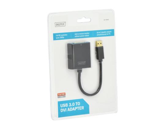 DIGITUS USB 3.0 - DVI-sovitintulo USB