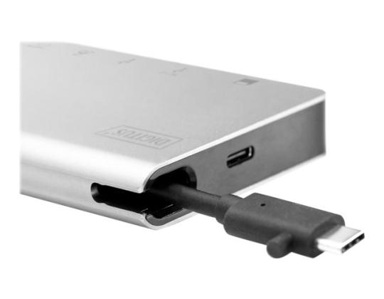 DIGITUS USB Multiport Travel Dock 8-porttinen