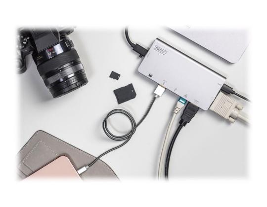 ASSMANN USB Type-C moniporttinen matkatelakka