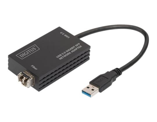 DIGITUS USB 3.0 Gigabit SFP verkko. sovitin