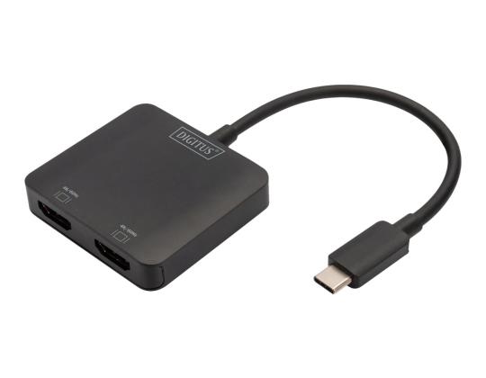 DIGITUS USB-C 2x HDMI MST Video Splitter