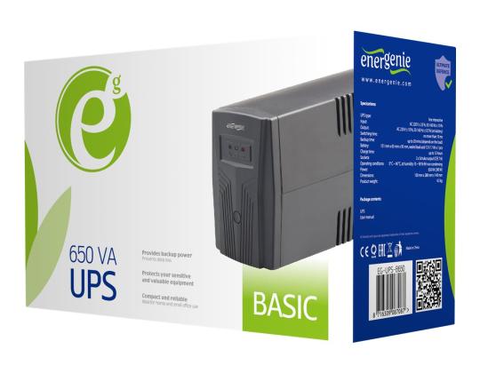 GEMBIRD EG-UPS-B650 UPS Energenie by Gem