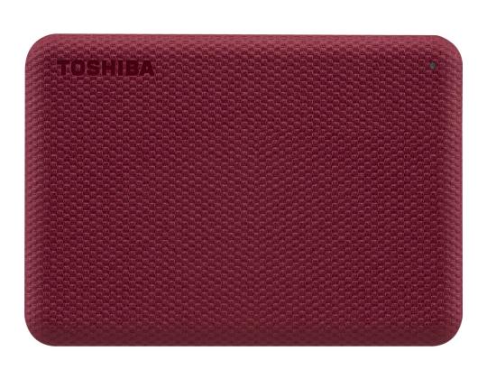TOSHIBA Canvio Advance 4TB 2,5 tuuman punainen