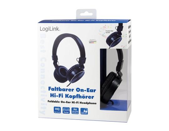 LOGILINK HS0049BK Stereokuulokkeet mustat