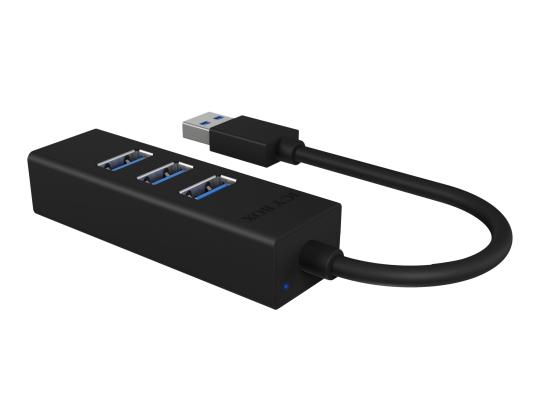 ICYBOX IB-HUB1419-U3 IcyBox 4x USB-portti