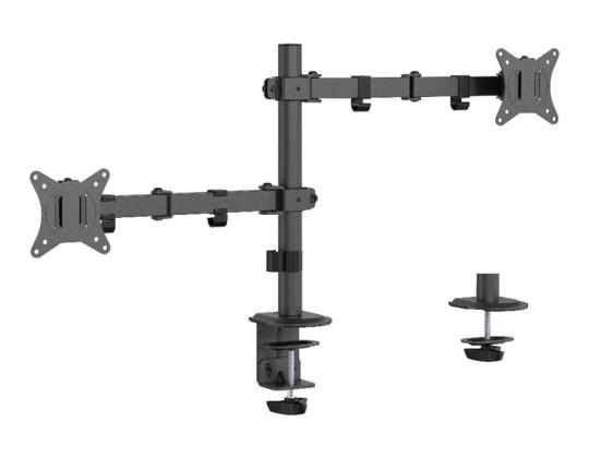 GEMBIRD Säädettävä pöytäkiinnitettävä kaksinkertainen